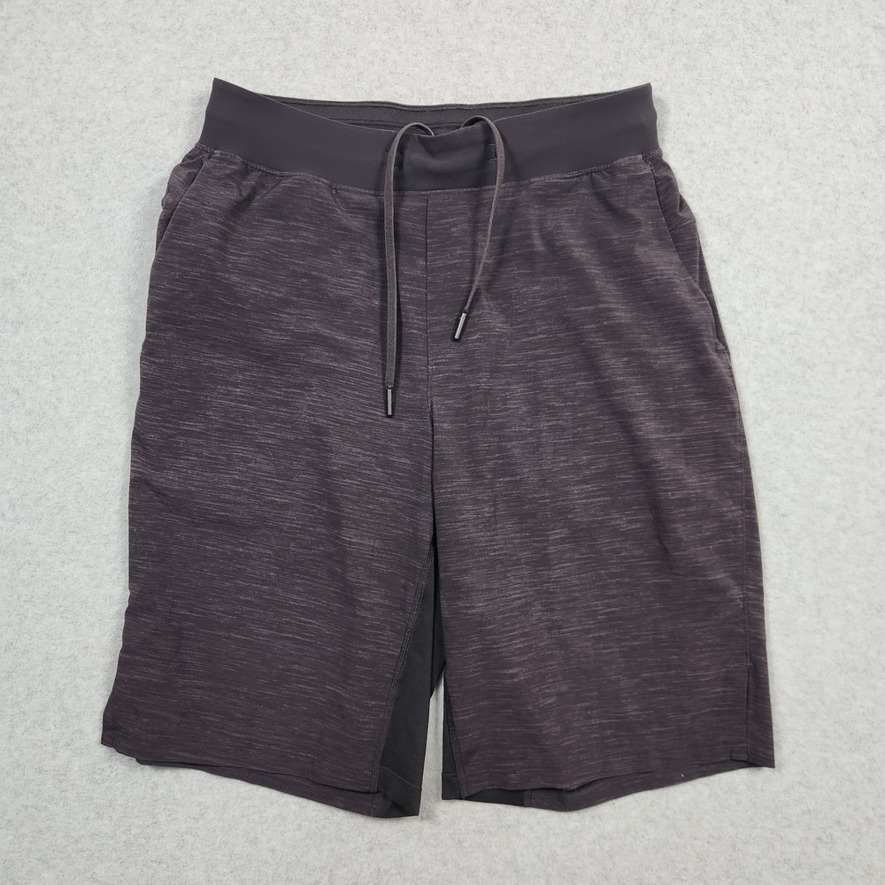 Lululemon THE Shorts Mens Small Black Linerless Performance Athletic Stretch